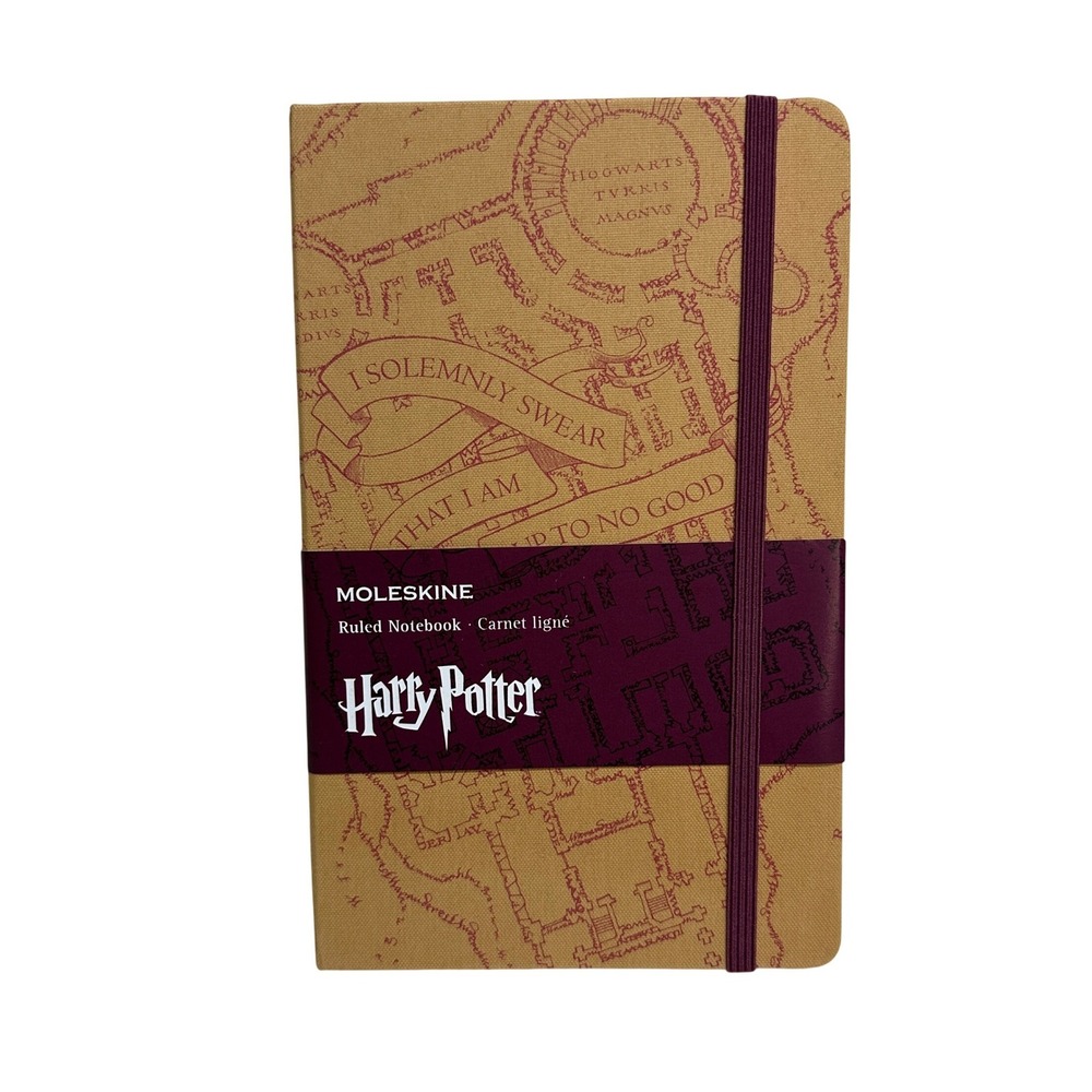 Moleskine Harry Potter Marauder's Map Ruled‎ Notebook Journal Large Ltd Edition